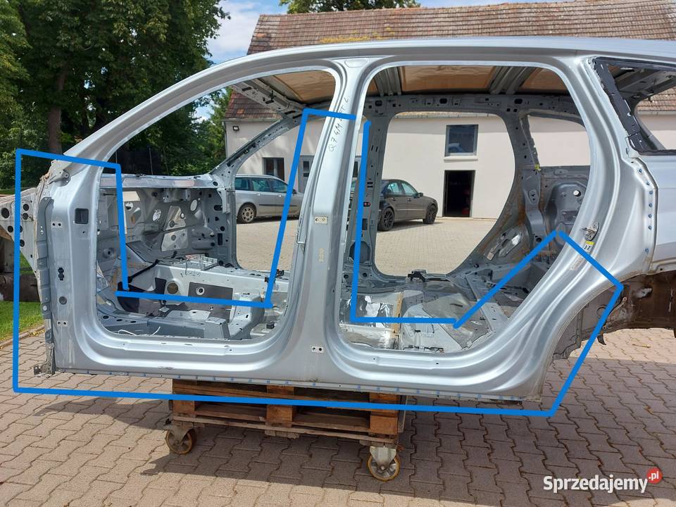 Audi Q7 II LIFT 4M0 próg słupek lewy przód