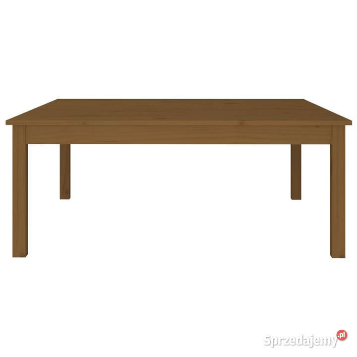 Stolik kawowy miodowy brąz 100x100x40 lite mazowieckie Warszawa