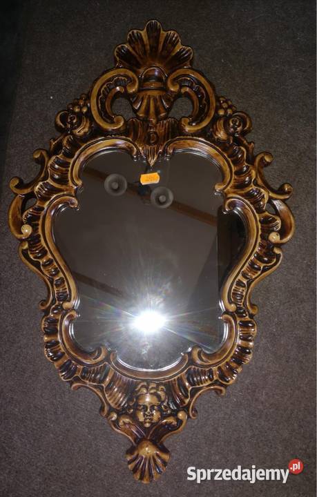 Lustro rzeźbione Drewiane Gdańsk