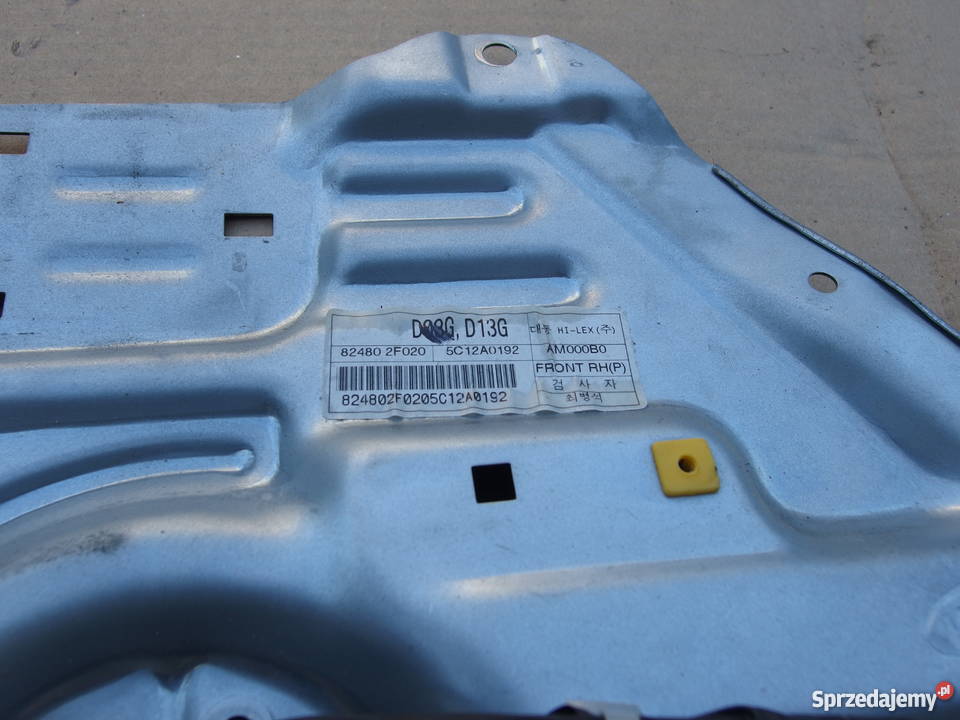 KIA CERATO MECHANIZM PODNOŚNIK SZYBY PRZÓD Wągrowiec