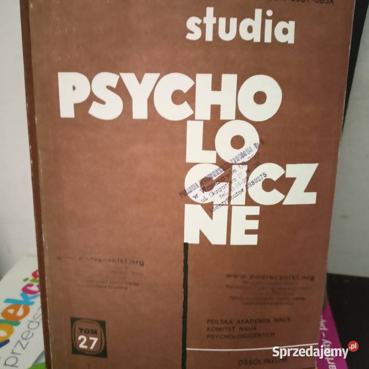 Studia psychologiczne książki Gdańsk wyprzedaż psychologia, socjologia