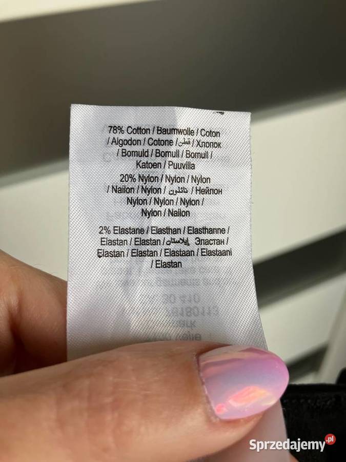 Nowe czarne jeansy spodnie skinny ICHI wysoki Rzeszów