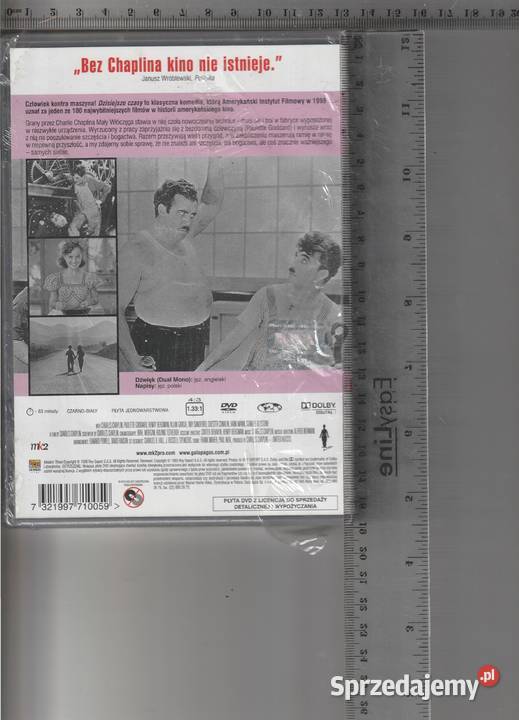 Charlie Chaplin Dzisiejsze czasy DVD napisy Pruszków