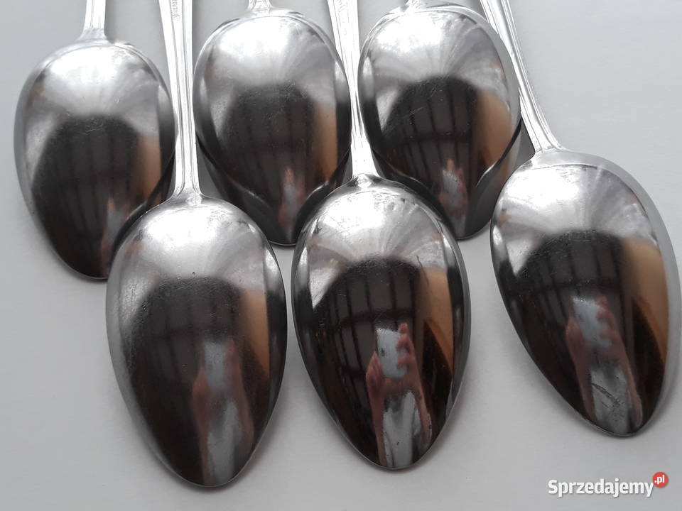 Duże łyżki obiadowe 1 SATURN sztućce PRL śląskie Dąbrowa Górnicza sprzedam