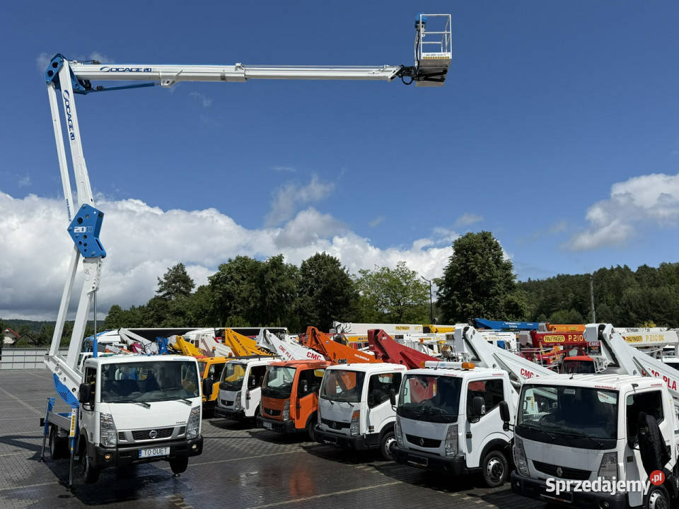Nissan Cabstar Zwyżka Podnośnik Koszowy SOCAGE Widełki sprzedam