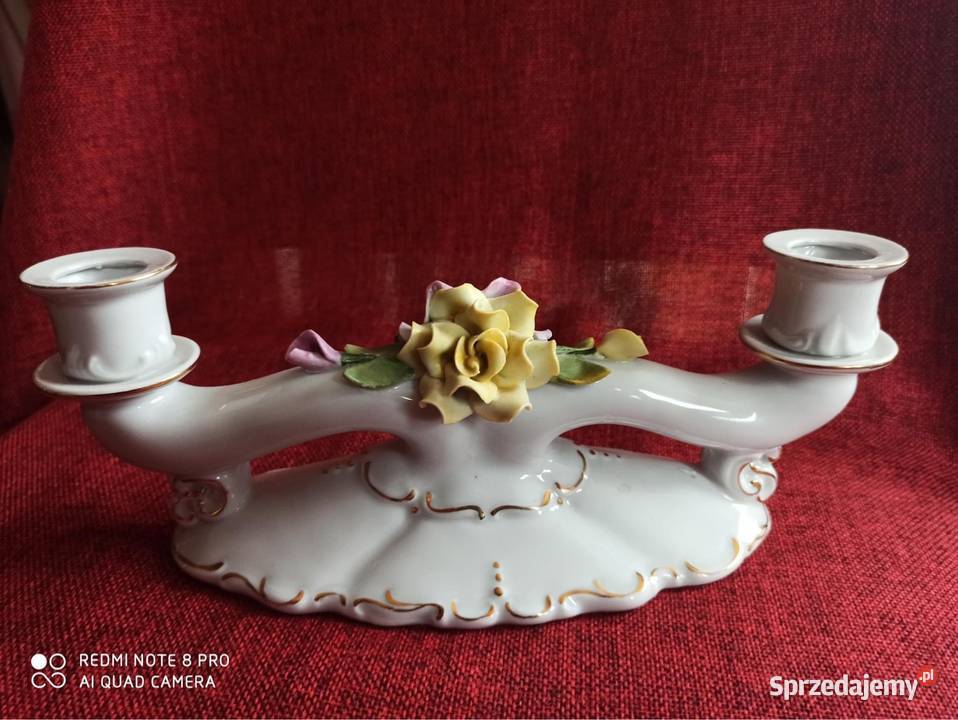 Świecznik Porzellanfabrik GrfenrodaOrt Reinhold Gdańsk