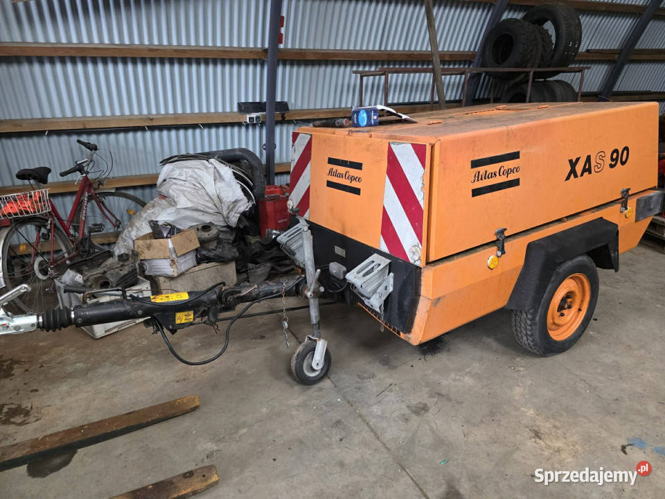 Kompresor śrubowy Atlas Copco XAS 90 Owczary sprzedam