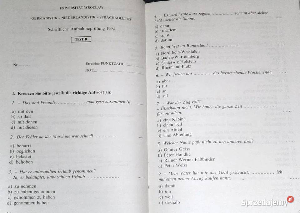 Deutsch und deutschland fr kenner E Tomiczek S Chełm