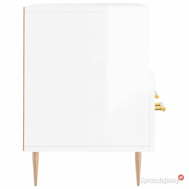 Szafka pod TV biała wysoki połysk 102x36x50 Warszawa