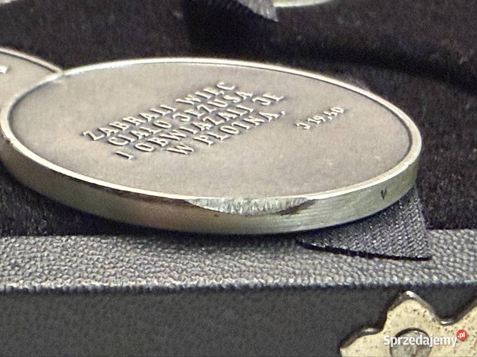 Srebrne medale Jasnogórska Droga Krzyżowa sprzedam