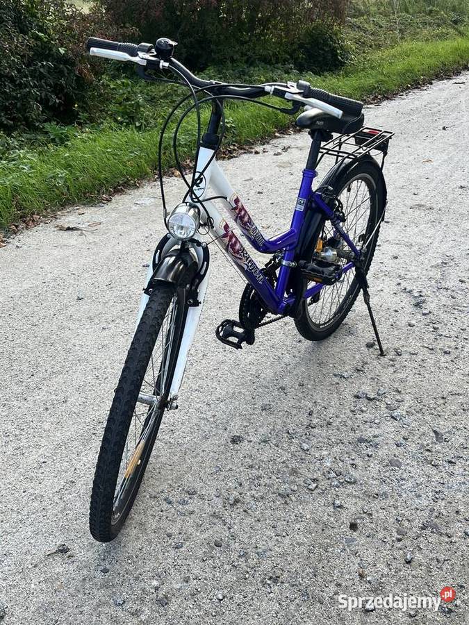 Rower dziewczynki stan kola 24 Dziecięce Brzeg Dolny