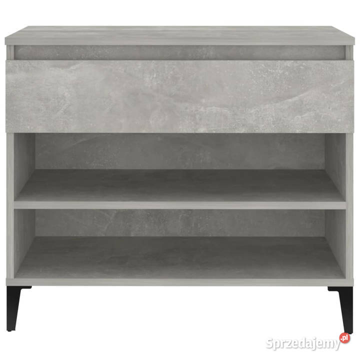 Szafka na buty szarość betonu 70x36x60 WM819768