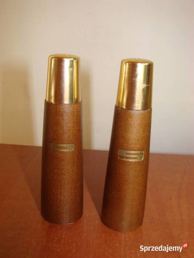 drewniana solniczka pieprzniczka inny kolor Akcesoria kuchenne Dom i Ogród