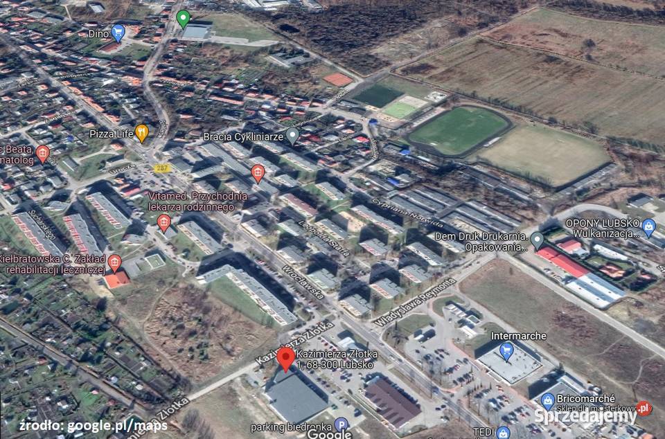 Sprzedam park handlowyretail park z najemcami 2234.49m2 Lubsko