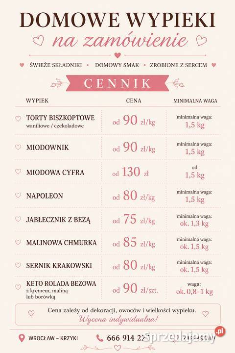Domowe wypieki dolnośląskie Wrocław