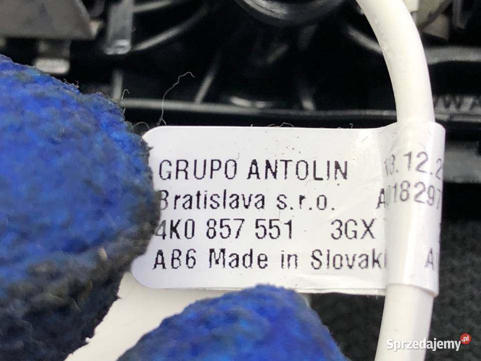 OSŁONA PRZECIWSŁONECZNA LEWY AUDI A7 C8 BLENDA osobowe Osłony i zaślepki sprzedam