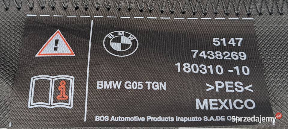 Siatka Bagażnika BMW X5 G05 F95 Oryginał 7438269 Pozostałe Mielęcin
