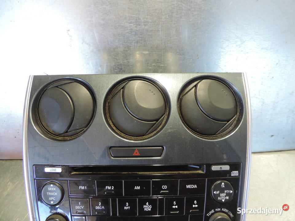 MAZDA 6 RADIO PANEL ŚRODKOWY RADIO Rok produkcji 2005 Nowy Sącz