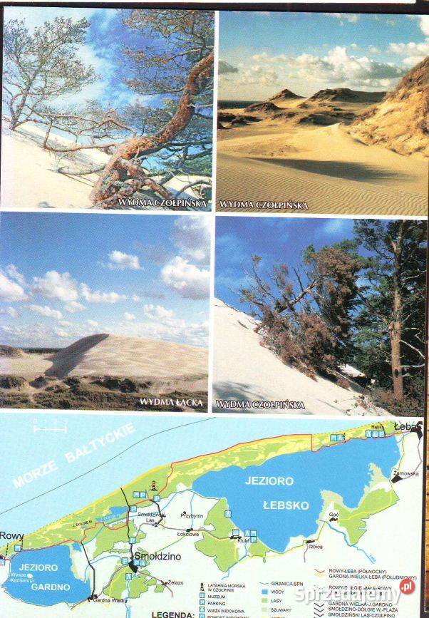 Kart Poczt Słowiński Park Narod widoki Gliwice