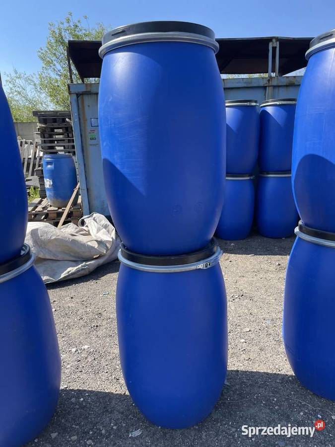 Beczki plastikowe 120L kompletne szczelne nowe Pozostałe Końskie