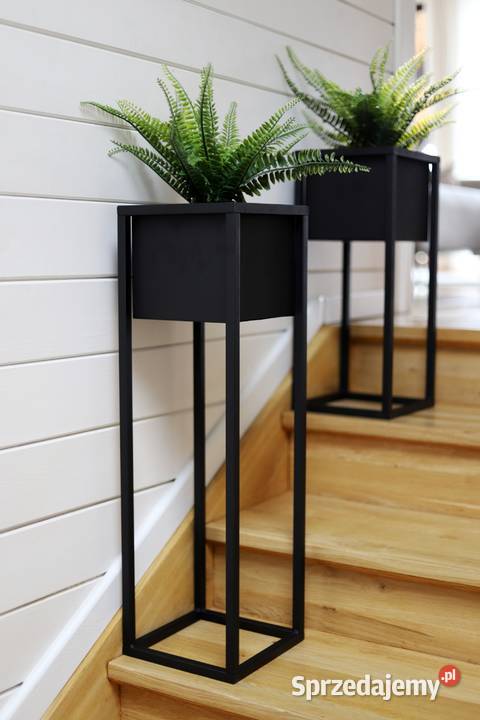 Kwietnik Metalowy Stojak 50 skrzynka LOFT Sobienie-Jeziory