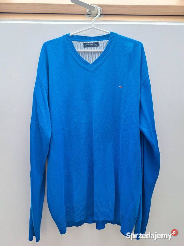 Sweter Tommy Hilfiger Rozmiar XL 100 bawełna Trąbki Wielkie