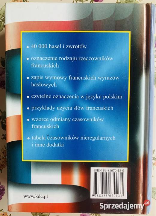Podręczny słownik francuskopolski Kalisz