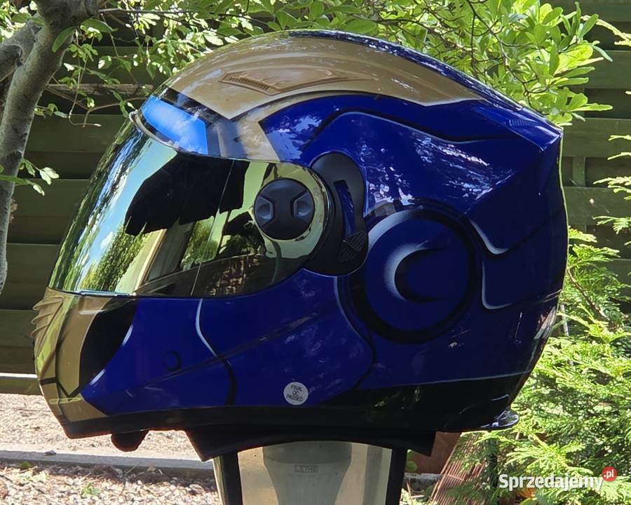 Kask Masei helmets w malowaniu oryginał IRON MAN Bydgoszcz