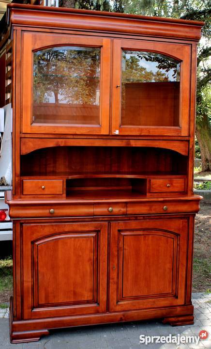 Kredens holenderski drewniany z witryną Końskowola