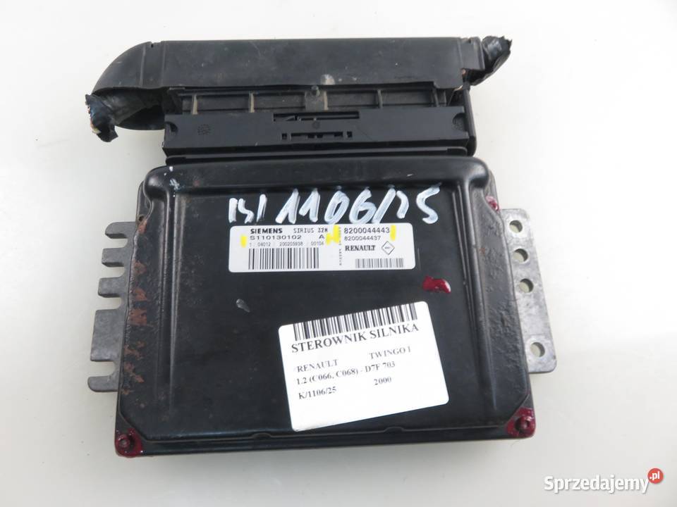 STEROWNIK RENAULT TWINGO I 12 8200044443