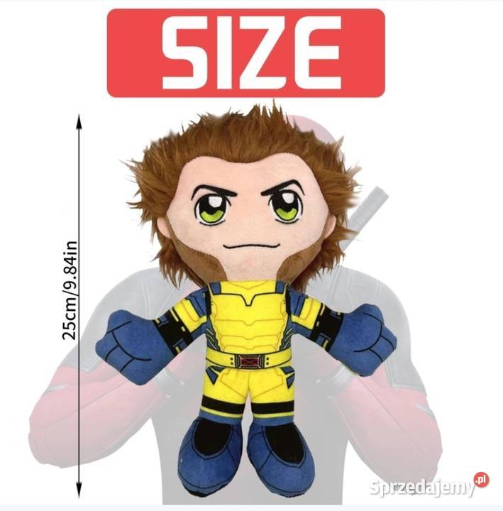 AvengersPluszowa maskotkaZabawka Wolverine Domaszczyn sprzedam