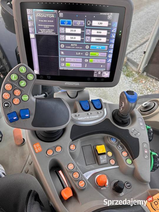 DeutzFahr 7250 ttv black warrior Pneumatyczne siedzenie Deutz-Fahr