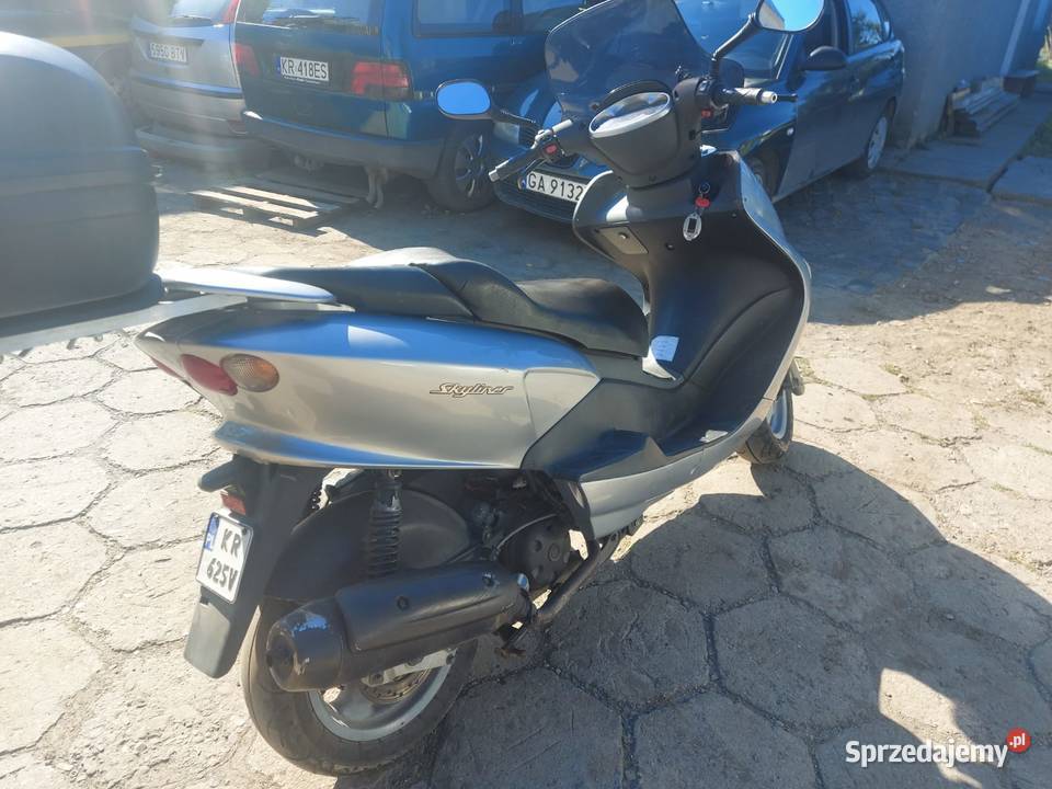 skuter yamaha 125 zarejestrowana na 50 małopolskie