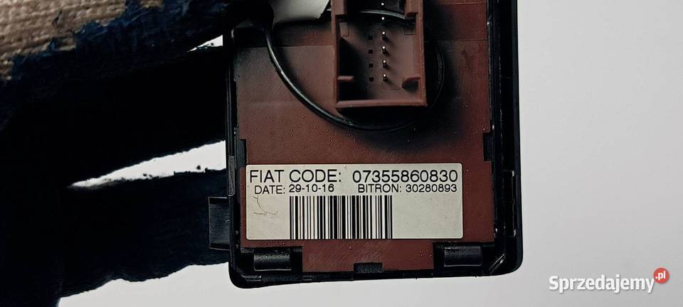 PRZYCISK FIAT DUCATO III 07355860830 ŚWIATEŁ osobowe Lipno sprzedam