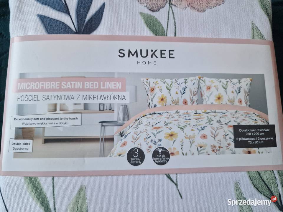 NOWA Pościel satynowa z mikrowłókna 220x200