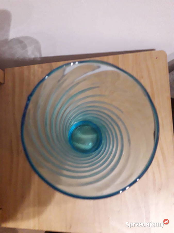 Wazon blue spirelli vintage Ząbkowice Wazony mazowieckie Warszawa sprzedam