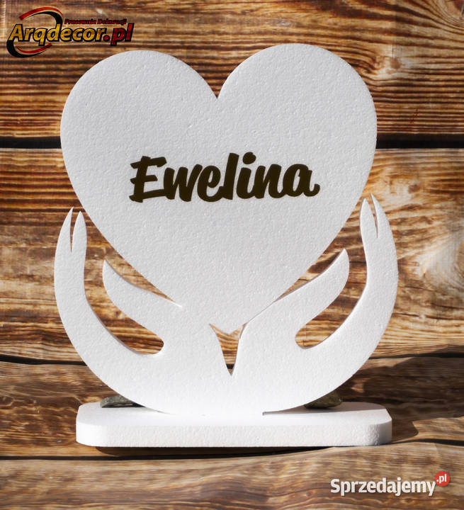 Nasze serca Jezusa Komplet dwóch serc inny kolor Dębna