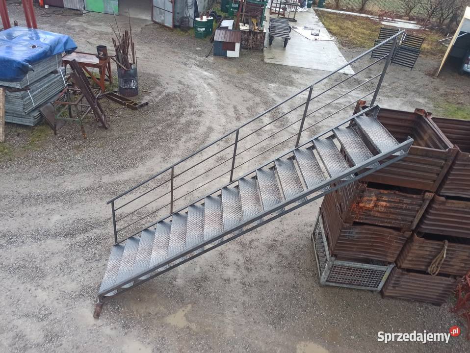 Schody metalowe wejście na wysokość 3m lubelskie