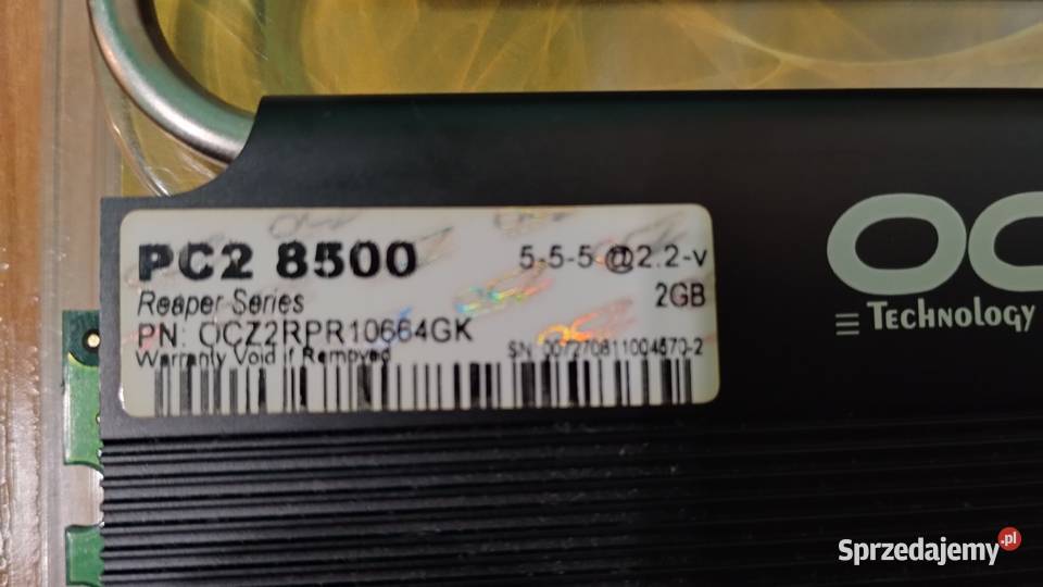 OCZ Reaper HPC DIMM ddr2 4GB 2x2GB 1066MHz CL5 Rzeszów