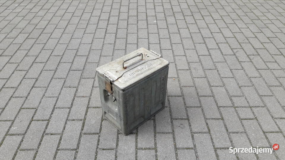 Skrzynka skrzynia wojskowa drewniana Vintage Meble Gdynia