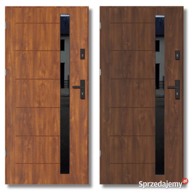 Nowe drzwi zewnętrzne THERMO DIAMOND ONYX 1 NERO Drzwi zewnętrzne sprzedam