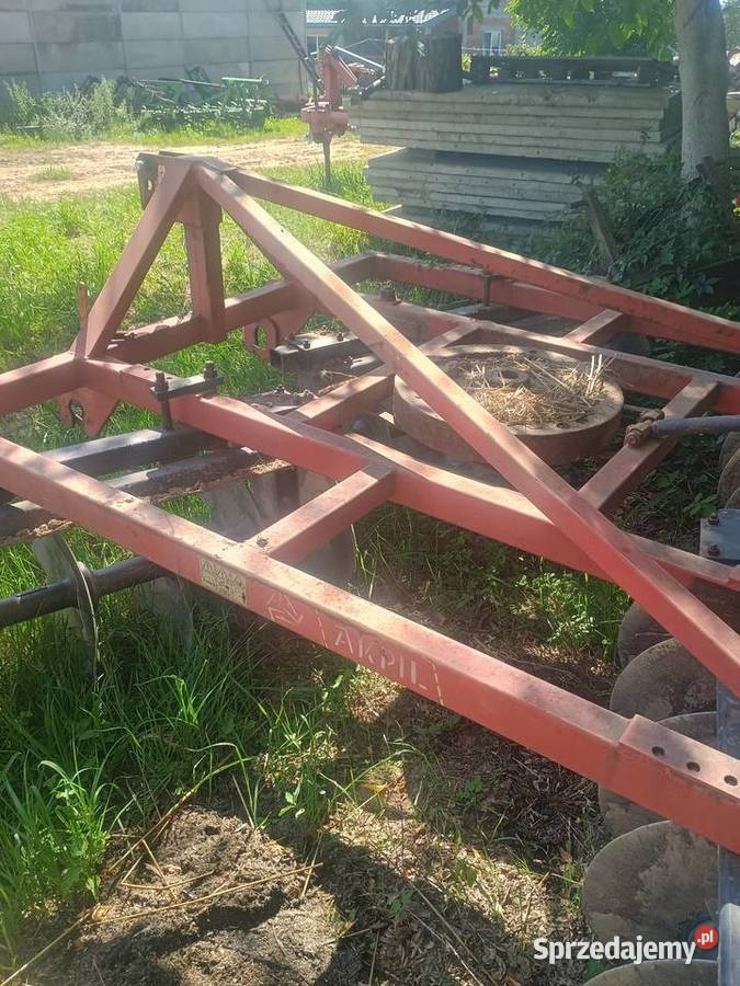 AKPIL 315 Talerzówka brona talerzowa z wałkiem