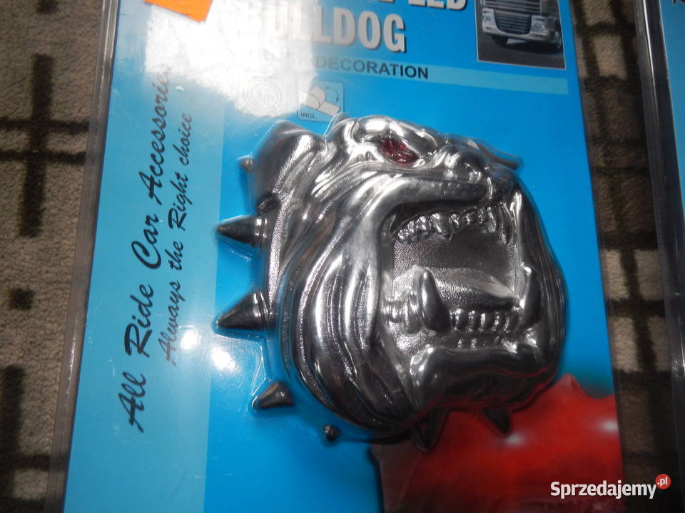 Dekoracje Led AllRide Bulldog chrom 2 sztuki Skarżysko-Kamienna sprzedam