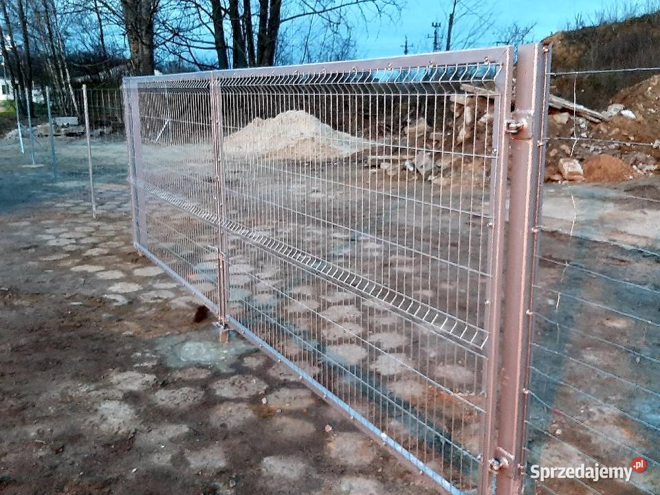 Brama budowalna tymczasowa techniczna lekka z Milicz