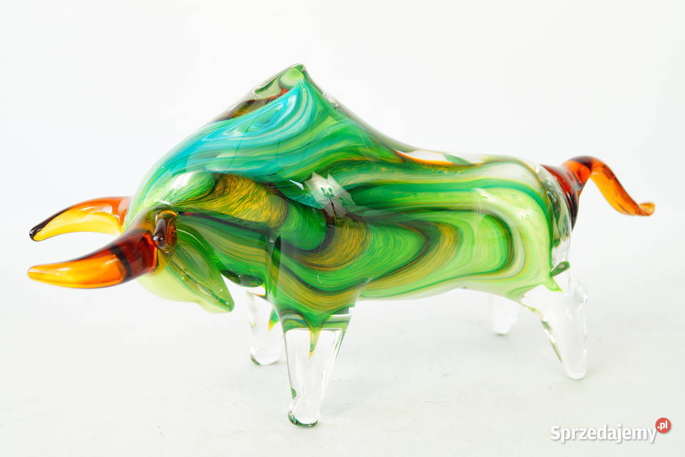 Figura Murano style BYK BYCZEK kolorowy Gizałki