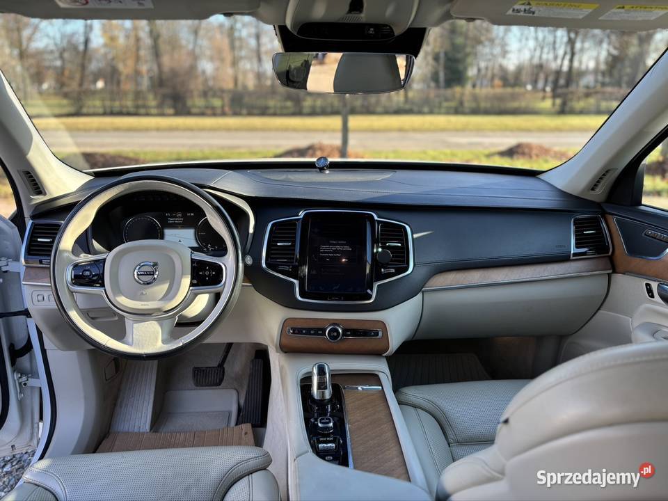 Volvo XC90 T8 Hybryda Plugn Inscription Biała 199500km XC 90 Łódź