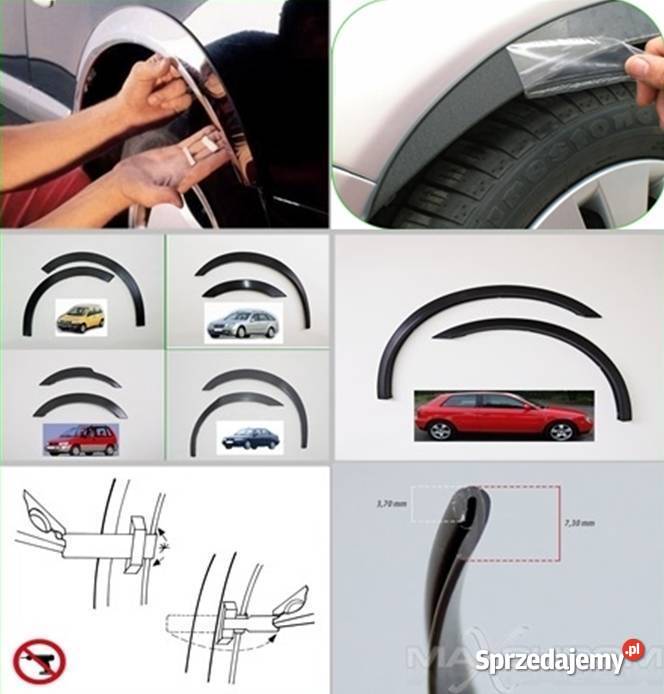 KIA SEDONA nakładki na błotnik 4 sierpy listwa dolnośląskie Wrocław