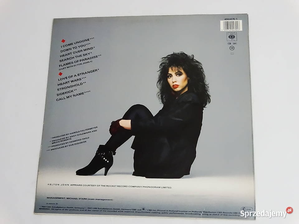 Jennifer Rush Heart Over Mind płyta winylowa Biłgoraj