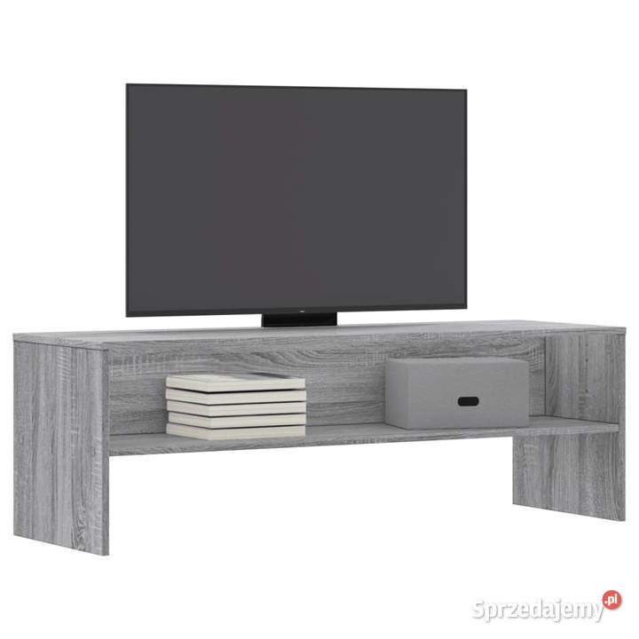 Szafka pod TV szary dąb sonoma 120x40x40 RTV Warszawa