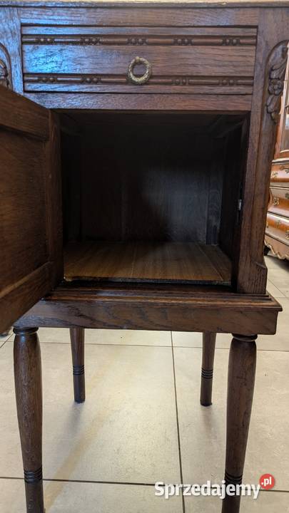 Piękna dębowa szafka secesyjnasklep Dąbrowa Dąbrowa Górnicza